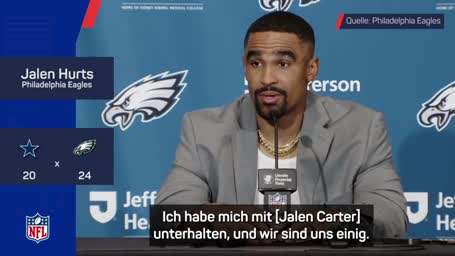 Spuck-Eklat? Hurts: Carter hat Verantwortung übernommen