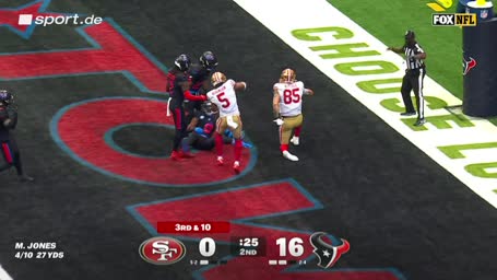 Kittle bricht den Bann für 49ers