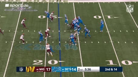 Goff wirft Pick-Six zu Martin