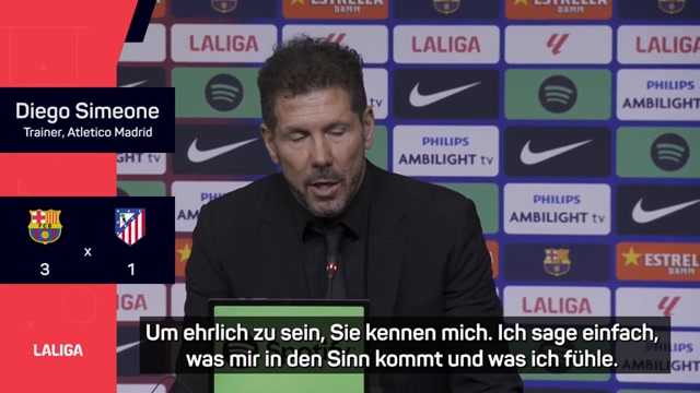 Simeone nach Pleite: "So ist Fußball" Simeone nach Pleite: "So ist Fußball"