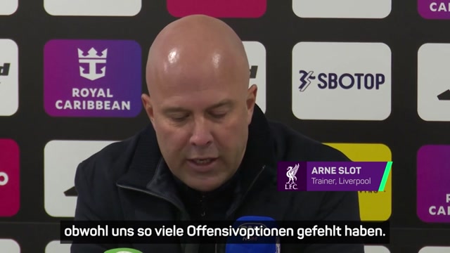 Slot bleibt nach Remis in Fulham bei seiner Linie