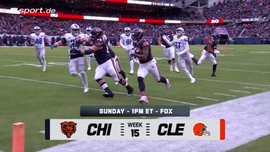 NFL Preview: Browns wollen wichtigen Sieg gegen Bears