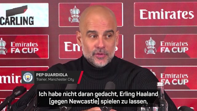 Guardiola setzt in Crunch Time auf Haaland und Co.