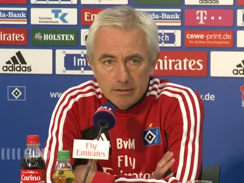 Van Marwijk vor Gladbach: "Gespannt, wo wir stehen"