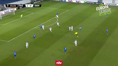 Das 2:0 der TSG Hoffenheim gegen KAA Gent