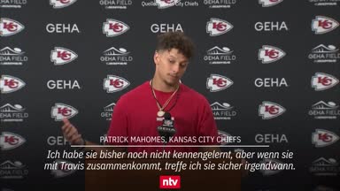 Mahomes witzelt über Swift/Kelce-Date