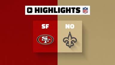 NFL Highlights: 49ers @ Saints