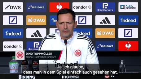 Toppmöller: "Man hat gesehen, was in uns steckt" Toppmöller: "Man hat gesehen, was in uns steckt"