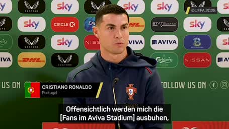 Cristiano Ronaldo hofft auf Pfiffe der Fans