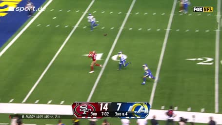 Und wieder ein TD! Jennings zum 3. Mal erfolgreich