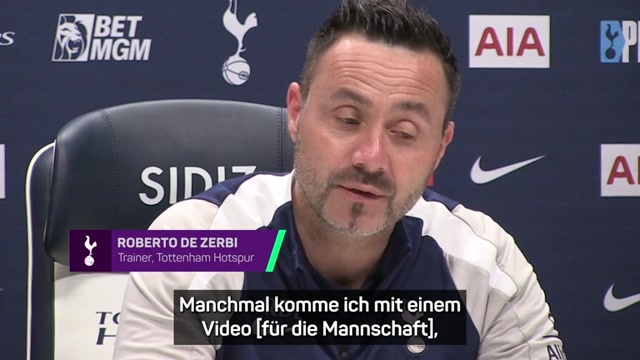 De Zerbi: YouTube-Videos als Hilfe im Abstiegskampf