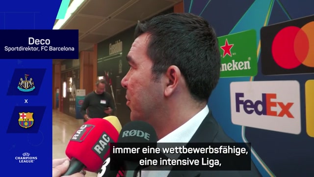 Deco über Newcastle-Los: "Werden bereit sein" Deco über Newcastle-Los: "Werden bereit sein"
