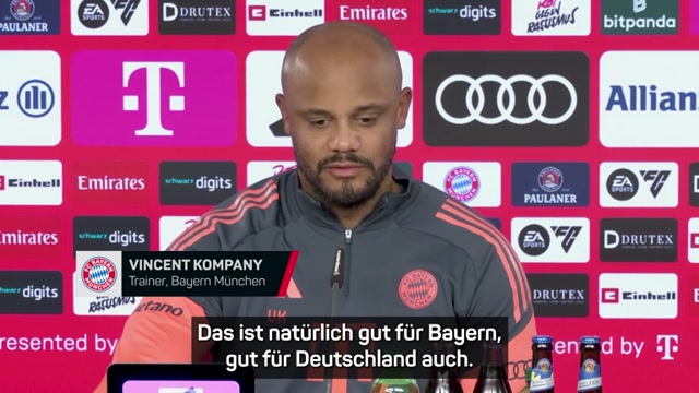 Kompany: Urbig und Karl sollen DFB-Team "genießen"
