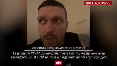 Usyk: "Wenn sie mich töten wollen, habe ich keine Wahl"