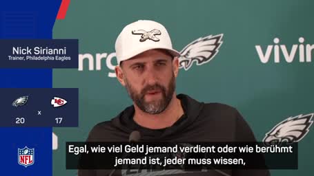 Sirianni über Carter: "Man muss Disziplin haben"