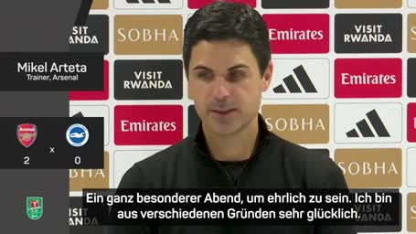 Arteta: "Einzigartiges Gefühl, Träume zu erfüllen"
