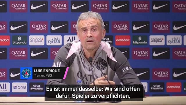 Enrique offen für Winterverstärkungen Enrique offen für Winterverstärkungen