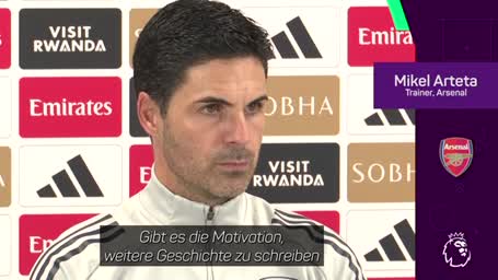 Arteta zu Arsenals Defensivrekord