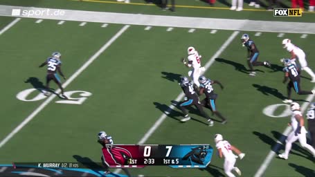 Panthers-RB Hubbard glänzt gegen Arizona