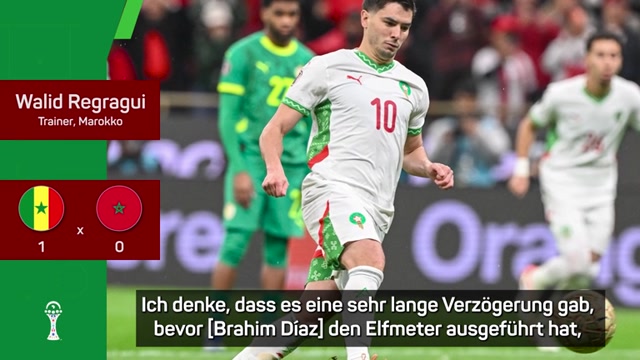 Regragui kritisiert Senegal-Abgang: "Nicht stilvoll"