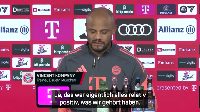 Kompany gibt positive Updates vor Leverkusen