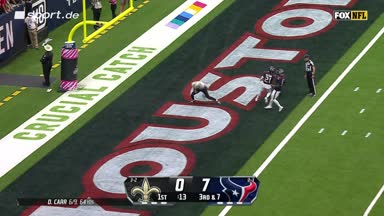 Derek Carr führt Saints zum Ausgleich in Houston