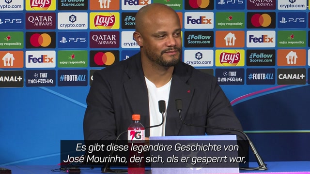Kompany scherzt: "Passe nicht in die Box"