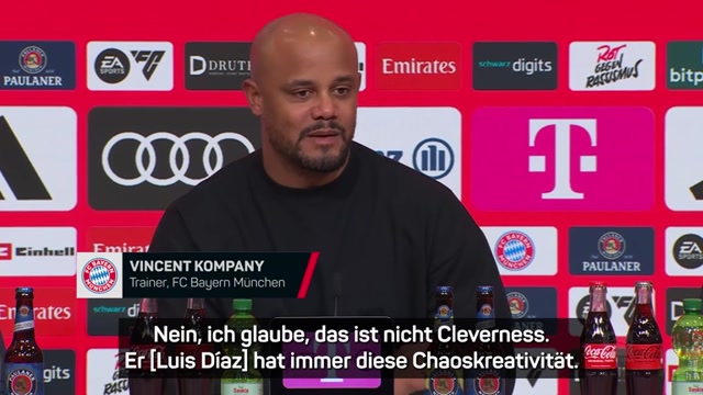 Kompany schwärmt "Chaos"-Diaz