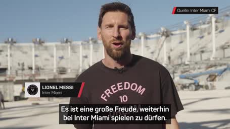 Messi: "Haben den Traum neu begonnen"