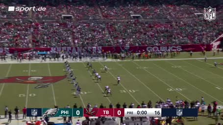Highlights: Bucs führen Eagles vor