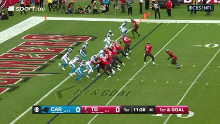 Evans bringt Bucs mit Touchdown in Führung