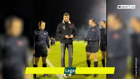 Tollpatsch Müller patzt beim Münzwurf