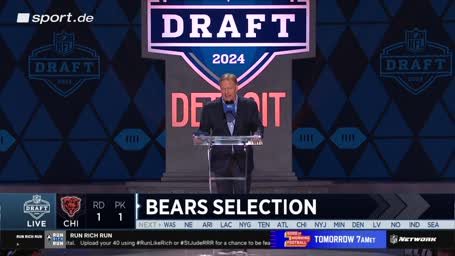 Bears holen Williams mit dem First Pick