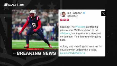 Patriots traden Star-Verteidiger nach Atlanta