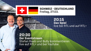 Raab und Bully kommentieren den DFB-Test live