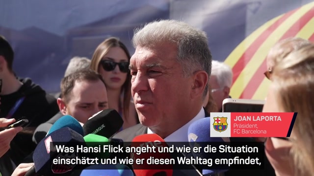 Laporta deckt Flick: "Das hat er nicht verdient"