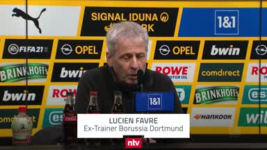 Favre reagiert enttäuscht auf BVB-Aus