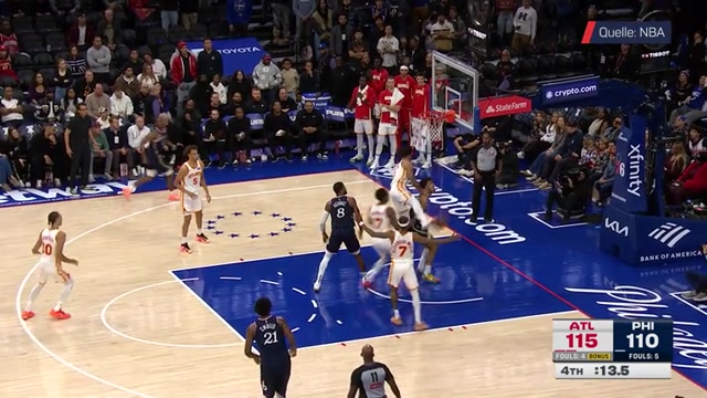 Highlights: Double-Overtime! Hawks schlagen 76ers Highlights: Double-Overtime! Hawks schlagen 76ers