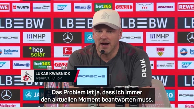 Kwasniok: "Für mich geht es immer um das große Ganze"