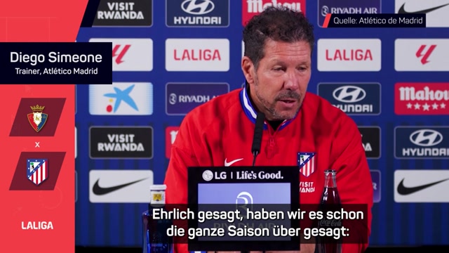 Simeone adelt Barça: "Bestes Team der Welt"