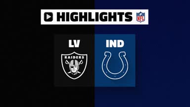NFL Highlights: Raiders @ Colts