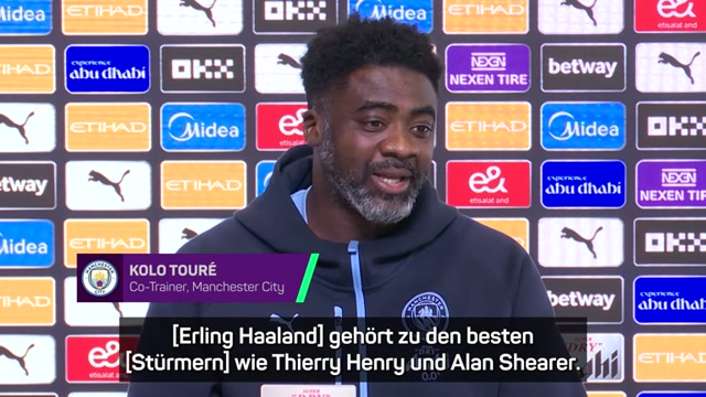 Toure von Haaland beeindruckt: "Er macht mir Angst" Toure von Haaland beeindruckt: "Er macht mir Angst"