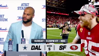 Vorschau: Cowboys fordern 49ers im Spitzenspiel