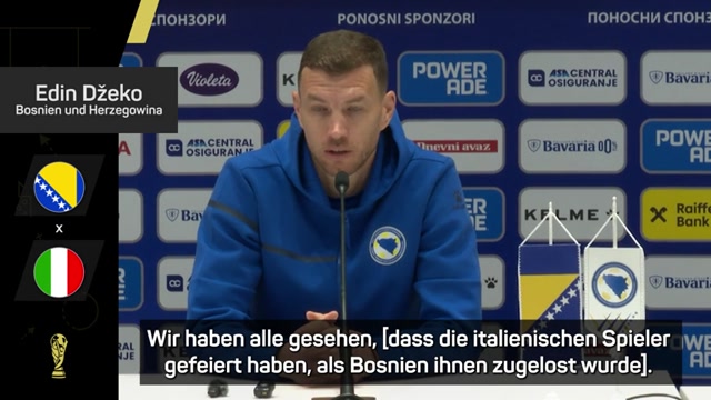 Dzeko zu Italien: "Bedeutet, dass sie Angst haben"