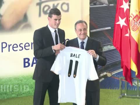 Rekordtransfer Gareth Bale bei Real Madrid vorgestellt