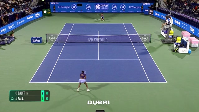 Highlights: Gauff souverän im Dubai-Halbfinale Highlights: Gauff souverän im Dubai-Halbfinale