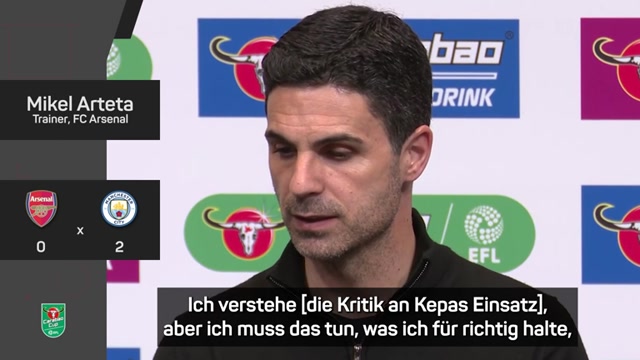 Arteta verteidigt Torhüter Kepa nach fatalem Patzer Arteta verteidigt Torhüter Kepa nach fatalem Patzer