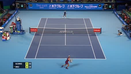 Highlights: Alcaraz siegt nach Schreckmoment