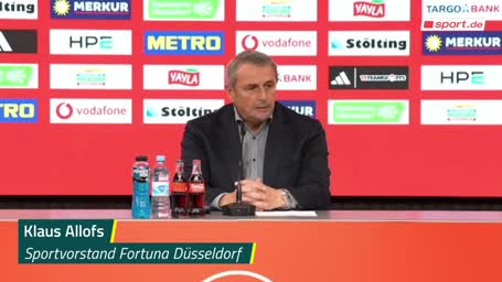 Fortuna-Boss Allofs erklärt den Thioune-Rauswurf