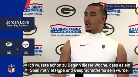 Love führt Packers zum Sieg über Steelers